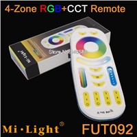 FUT092 Mi.Light 2.4G RF Wireless RGB+CCT Remote Controller 2 in 1 Full touch 4-Zone Group Control for Mi.Light RGB+CCT LED Bulb