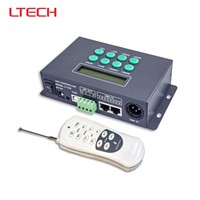 LT-200 led digital controller;SPI signal output,1024 pixels controlled;can work with dmx console,also can as a DMX-SPI led decod