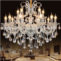New luxury Modern K9 crystal chandelier Lustres de Cristais ceiling living room pedant ceiling lamp home light fixtures