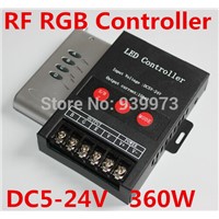 LED RGB RF REMOTE CONTROLLER 360W  FOR  5050 RGB LED STRIPS  AND 3528 RGB STRIPS