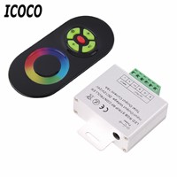 Wireless RF SMD 5050/3528 RGB led strip light Touch Dimmer Remotely Controller, DC strips remote control for RGB LED Strip Light