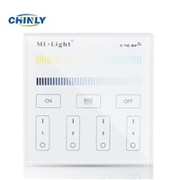 Mi light T2 4-Zone CCT Adjust AC110/220V Wall Hanging LED Touch Switch Panel Remote Controller for MI LIGHT CCT Controller