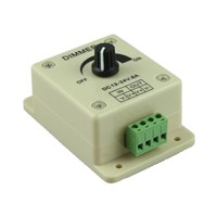 2017 New 8A DC12V/24V LED Switch Dimmer Cotroller for 3528&amp;5050 led strip light