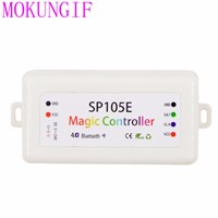 10pcs SP105E Magic Controller Bluetooth 4.0 DC5-24V 2048 Pixels for WS2811 2812 2801 6803 IC LED Strip Support IOS / Android APP