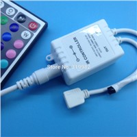 44 keys button RGB LED Controller IR Dimmer 12V 6A 72W for 12V LED RGB Flexible Strip with DC wire connect to power supply