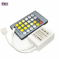 DC 12V 24V Color Temperature CCT LED Controller IR 24Key 4Pins Remote Control For Double Color SMD 5050 5630 5025 LED Strip Tape