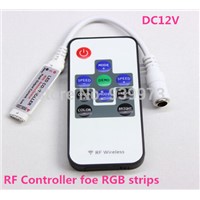 UN2F Mini RF Wireless LED Remote Controller for RGB 5050/3528 LED Lights Strips 12v 3*4A