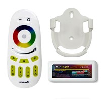 1x Mi.Light 2.4G Wireless RF Touch Remote With Wall Bracket + 1x 4-Zone RGB Controller FOR 5050 3528 RGB LED Strip