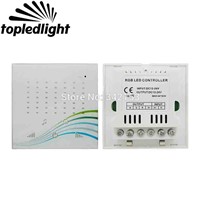 Touch Panel Music Led RGB Controler DC12-24V Common Anode TM14 D For 5050 RGB Led Strip Light Portable Lighting Accessories