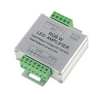RGBW led Amplifier Controller 576W For RGBW Led Strip light DC12/ 24V 6A x 4 Channel Output