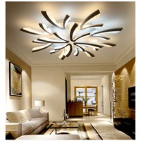 GMTM Acrylic thick Modern led ceiling chandelier lights for living room bedroom dining room home Chandelier lamp fixtures