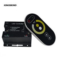 DC 12V 24V CT controller two tone dimmer color temperature controller with Touch Ring remote controller  for led strip light
