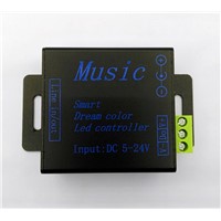 DC5V-24V SPI music controller RGB Smart dream color to control 250pixels for 5050 ws2811 ws2812b led strip modules strings