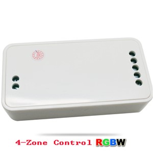 DC12v 2.4G RGBW mi-light wireless wifi RF remote+2.4Ghz Wireless 4 Zones 24A Max to Control RGBW Led strip Lighting