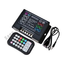 LT-3800-6A;LED RGB Controller Dimmer with remote controller;DC5V-24V input;6A*3CH output for led strip lights lamp tape ribbon