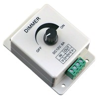 12V 8A PIR Sensor LED Strip Light Switch Dimmer Brightness Adjustable Controller