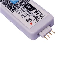LED RGB Controller DC5-28V Mini LED WIFI RGB / RGBW Controller with 24key remote IOS/Android Mobile Phone wireless