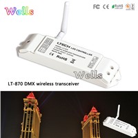led CV DMX decoder 5A*4CH MAX 20A With LED Screen and DMX512 signal LT-870 DMX Wireless emitter LT-874-5A for led light