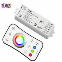V5-M+R8-2 DC12V - 24V 5CH 2.4G RF RGB+CCT LED Controller Color temperature brightness control for RGB+CCT LED Tape Strip light
