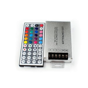RGB LED Controller Aluminum DC12-24V 30A Led Dimmer With 44keys  IR Remote for RGB Led Strip Low Price