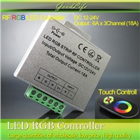 DC 12-24V Wireless LED Controller RF Touch Panel LED Dimmer RGB Remote Controller for RGB LED STRIP LIGHT