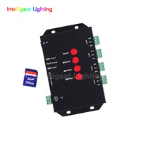 T-4000S RGB Controller SD card led pixel controller T-4000S, can max control 4096 pixels for WS2811 WS2801 WS2803 LP6803