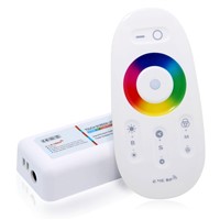 DC12-24V 18A 2.4G RF Remote Touch Screen RGB Controller &amp; Dimmer for LED panel LED strip LED module