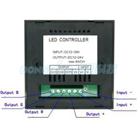 DC12 24V 144 W TFT LCD panel touch controller, led rgb remote controller, full-touch led controller for led strip 3528 5050 5630