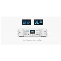 New LT-874S-5A 4 CH DMX Decoder LED RGBW Strip Decoder OLED Display 5A*4CH Max 20A output 2.4G Wireless DMX decoder