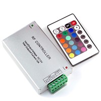 C12 Quadruple High Quality 24 Keys Led Controller LED IR Controller IR Remote Dimmer DC12V 12A For RGB SMD LED Strip