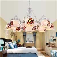 INDOOR LAMPS Chandeliers, shells, sparkling glass, Mediterranean style decoration, home restaurant lights