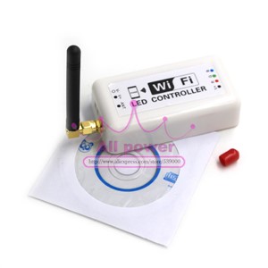 WIFI RGB LED Controller Wireless RF Dim for  IOS/Android Mobile Phone for DC12V 24V for 3528 5050 LED Strip light Controller