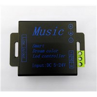 1pcs DC5V-24V SPI music controller RGB Smart dream color to control 250pixels for 5050 ws2811 ws2812b led strip modules strings