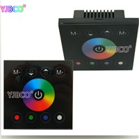 LED Controller Touch Panel RGBW Wall Mounted Color Changable Switch For LED Strip Light Home lamp Lighting DC12-24V