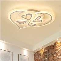 NEO Gleam Living Room Bedroom Wedding Room Modern Led Ceiling Chandelier White Color Acrylic Shade 85-265V Chandeliers Fixtures