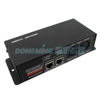 DMX512 Controller Decoder 3 Channels 4A led rgb controller DC12V-24V For LED strip