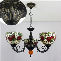European Style Vintage Hand made Glass Chandelier light lamp dining room e27 110v/ 220v for indoor lighting decor