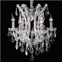Russia Crystal Chandelier Lamp LED Living Dining Room Chandelier Lighting Modern Lustres de Cristal for Wedding and Christmas