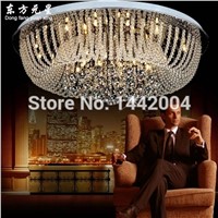 modern crystal chandelier lamp round shape led chandelier light for bedroom living room lighting