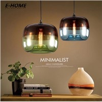 Scandinavian creative electroplating apple glass restaurant lamps modern simple single bar LED pendant light