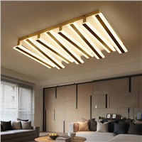 Dimming Remote Control Living Study room Bedroom Modern Led Chandelier White color Surface Mounted Led Chandelier Fixtures