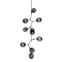 Post modern vertical 11 head LED Chandelier Light Nordic Art Decoration molecule structure with E27 3W led lamp for villa hall