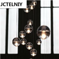 HOT  36 LIGHTS CONTEMPORARY CLEAR CAST GLASS SPHERE / BALL  CHANDELIER WITH POLISHED CHROME ROUND STAINLESS STEEL BASE