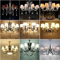 HGHomeart 6/8head Luxury Crystal Chandeliers for The Bedroom Lustre Design Suspension K9 Led Chandelier Luminarias Lamp Fixtures