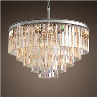 Vintage RH Chandeliers LED Lighting Modern Crystal Prism Chandelier Light lustres de cristal for Living Dining Room Home Decor