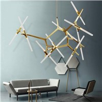 L8-Modern Minimalist Art Decoration Branch Pendant Lights Nordic Simple Ceiling Lamps Personality Tree Led Ceiling Fixtures