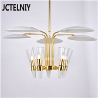 Modern LED chandelier lustres e pendentes Nordic chandelier gold iron post-modern living room lights E14/ 5 lights
