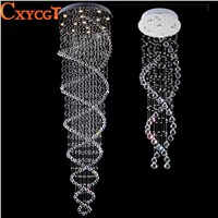 Modern Chandelier New Hot Sale Luxury Clear Crystal Lighting Ceiling Lamp Fixtures for Indoor Dining Room Stairs Hallway