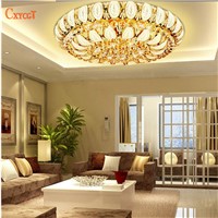 Manufactory New Arrival K9 Crystal Chandelier Pendant Lamp Luxury Crystal Ceiling Light Fixture Lusters in Stock free ship