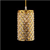 modern single LED gold crystal chandeliers lights modern crystal lamps aisle high power lights